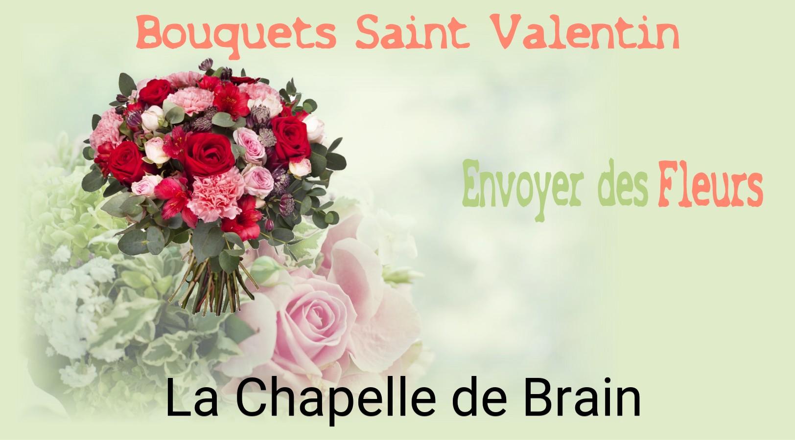 Roses de Saint-Valentin livrées à La Chapelle-de-Brain